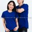3XL เสื้อยืด สีน้ำเงิน คอกลม แขนสั้น Size 3XL