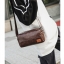 กระเป๋าหนัง กระเป๋าสะพายข้าง damoshu sq | DSQ003 brown zag