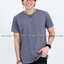 S เสื้อยืด สีเทาอ่อน คอกลม แขนสั้น Size S