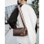 กระเป๋าหนัง กระเป๋าสะพายข้าง damoshu sq | DSQ003 brown zag