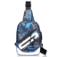 กระเป๋าคาดอก กระเป๋าคาดหลัง | SKC007 blue splash