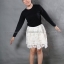 เสื้อยืด สีดำ คอกลม แขนยาว Size 4XL