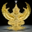 พญาครุฑ รุ่นรวยมหาเศรษฐี หลวงปู่สอ ขันติโก นครพนม เนื้อทองนพคุณ