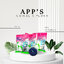 ก้อนดับกลิ่นห้องน้ำดับกลิ่นโถสุขภัณฑ์สีฟ้า (app urinal&flush) ยกลัง