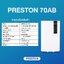 เครื่องลดความชื้น PRESTON รุ่น Preston 70AB