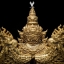 พญาครุฑ รุ่น.ดวงตรามหาเดช หลวงปู่ต๋อง วัดวิมุตติธรรม จ.นครราชสีมา เนื้อทองระฆังโบราณยิงทราย #องค์นี้หมายเลข530