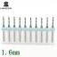 ดอกกัด PCB 1.6 mm 10 PCS Tungsten Carbide Router Tool, Milling Metal Bushing
