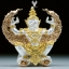 พญาครุฑ รุ่นสุเรนทรชิต พิชิตทรัพย์ หลวงปู่ฮก เนื้อ 3กษัติย์