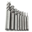 8Pcs/Set 4Flute HSS Straight Shank End Mill Cutter Drill Bit Tool Kit 2~12mm Hot