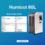 HUMICUT เครื่องลดความชื้นอุตสาหกรรม ขนาด 60 ลิตร รุ่น Humicut 60L สีดำ