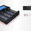 ที่ชาร์จแบตเตอรี่ ADEASKA VC4 PLUS กระแสชาร์จ 3A 3A 3A 3A รวมสูงสุด 12A ชาร์จเร็วมาก แสดงความจุ mAh สำหรับแบต 3.7v และ 1.2v 26650 18650 14500 AA AAA ของแท้ 100%