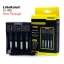 ที่ชาร์จแบตเตอรี่ LiitoKala Lii-402 แบบ Micro USB 4 ช่อง 4 รางชาร์จ สำหรับแบต 14500 18650 26650 AA AAA กระแสชาร์จ 500/700/1000/2000 mA ของแท้ Original 100%