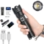 ไฟฉายแรงสูง Flashlight P67 (XHP70) Black USB Zoomable (Flashlight Only) เฉพาะตัวไฟฉาย