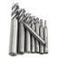 8Pcs/Set 4Flute HSS Straight Shank End Mill Cutter Drill Bit Tool Kit 2~12mm Hot